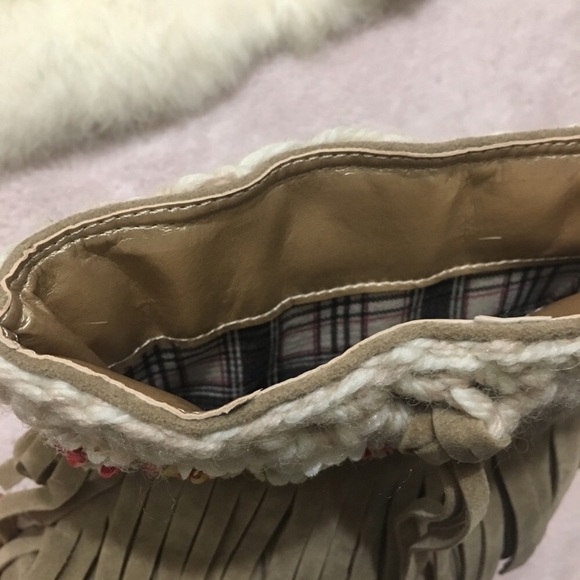 BOHO LACEY ROSE FLORAL MOCCASINS BOOTIES - Picture 7 of 8